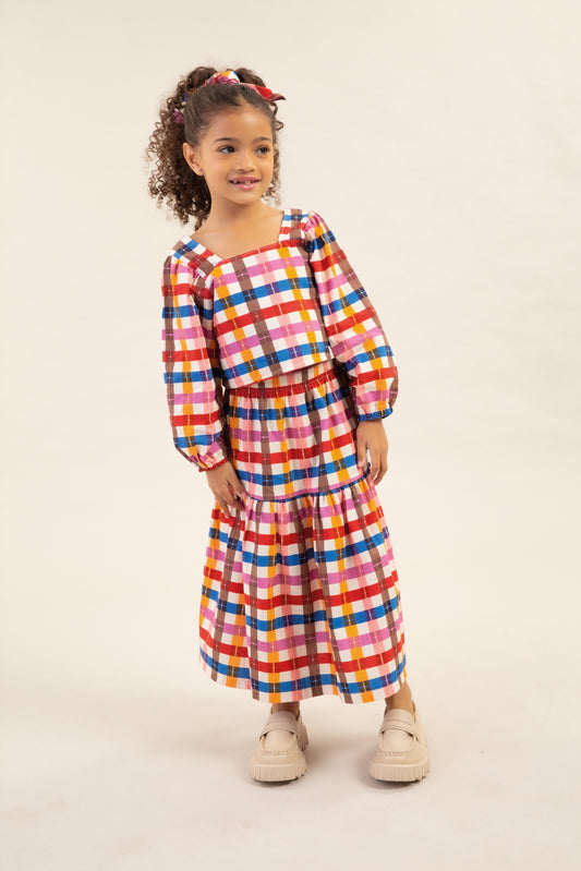 Skirt & Puff Crop Set