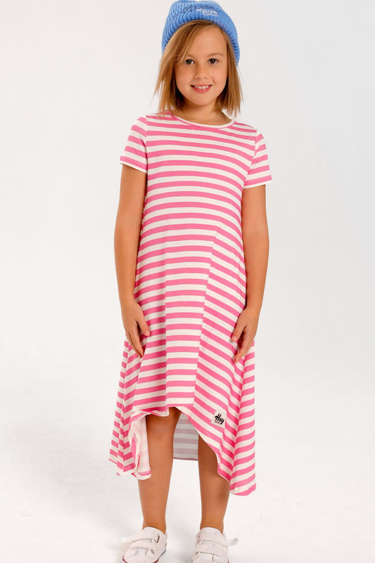 Emily Pink Stripes Dress