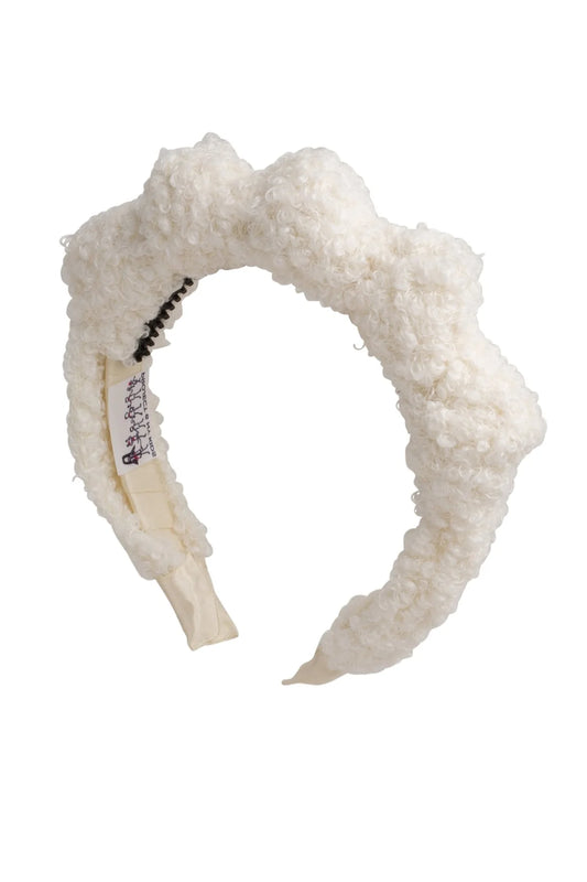 Fuzzy Mountain Queen Headband - ivory