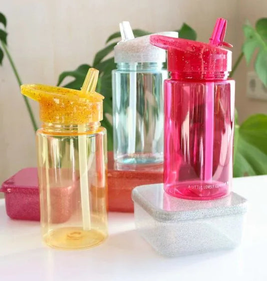 Drink bottle: Glitter - pink