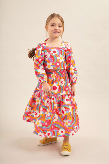 Skirt & Puff Crop Set