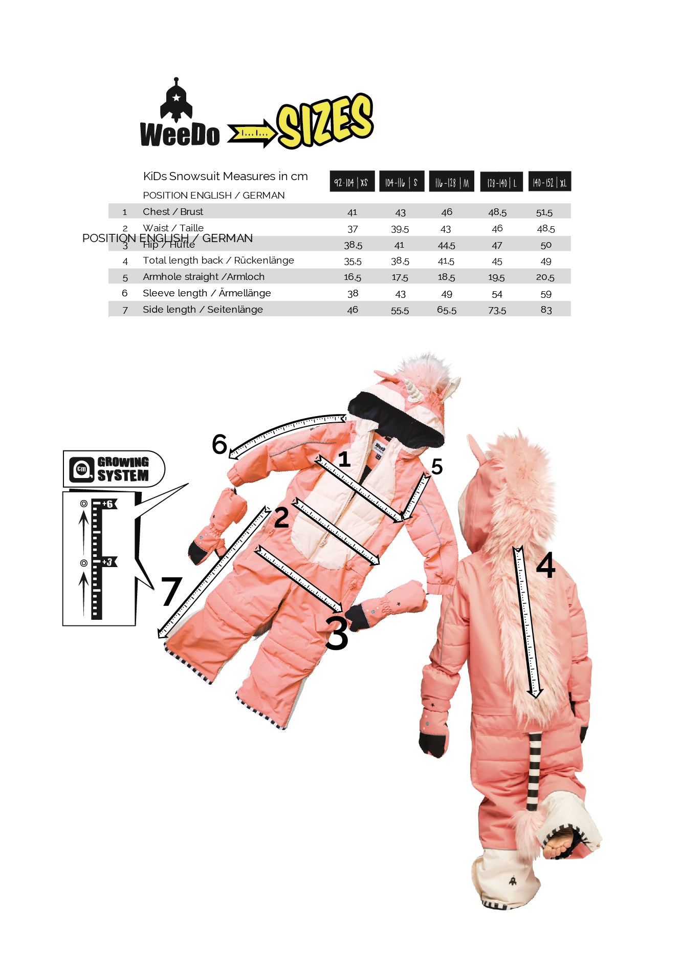 UNICORN UNIDO SNOWSUIT