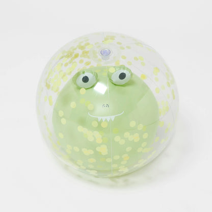 3D Inflatable Beach Ball-Cookie the Croc Light Khaki