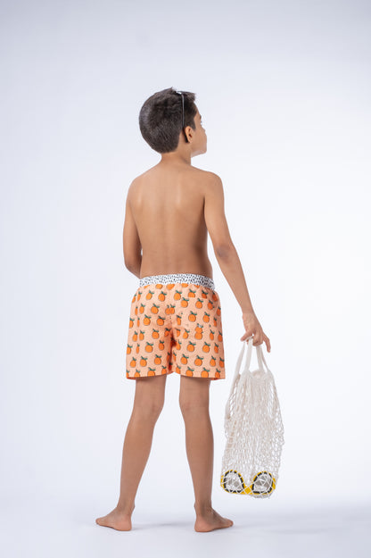 Oranges garden swimshort
