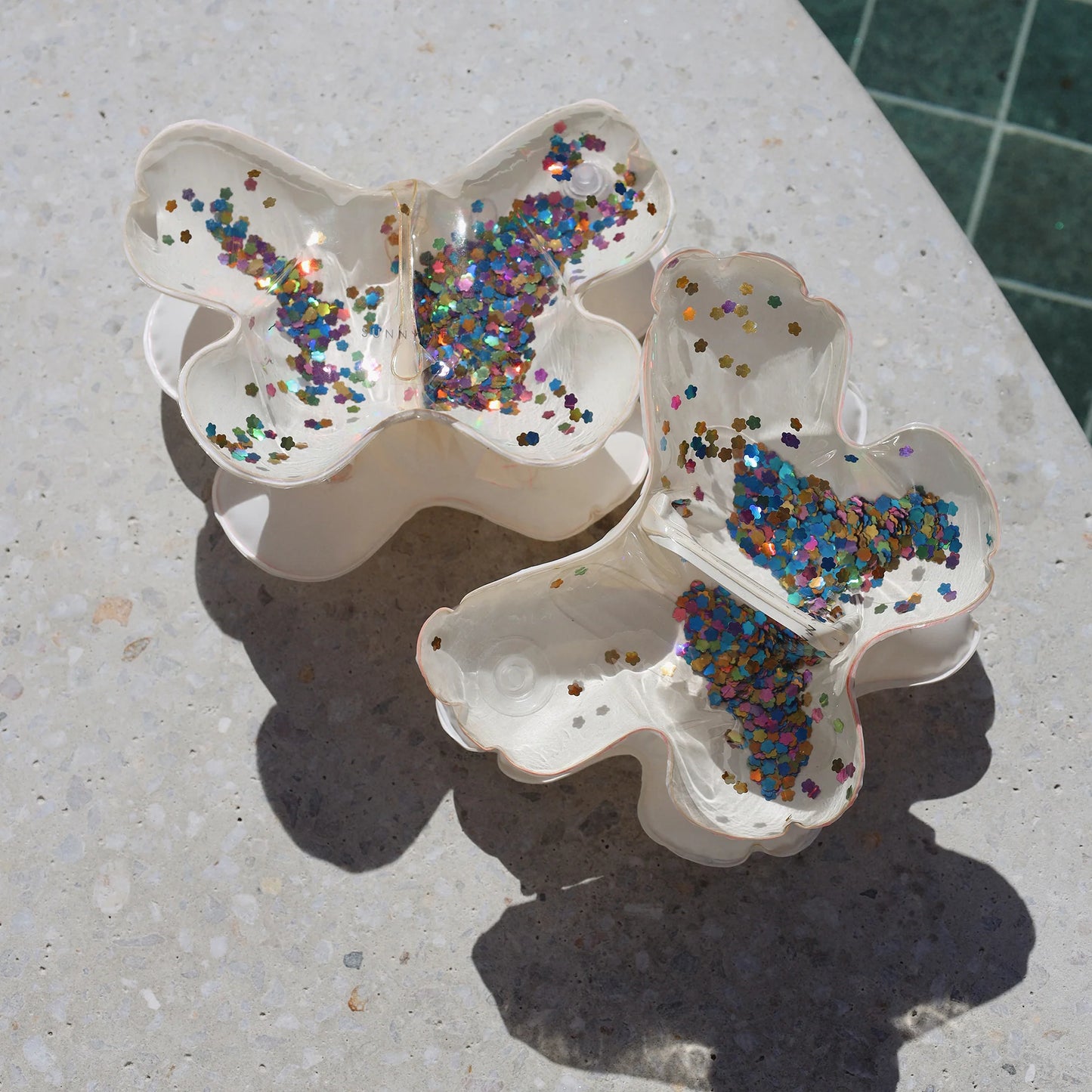 Inflatable Arm Band Cotton Candy Glitter