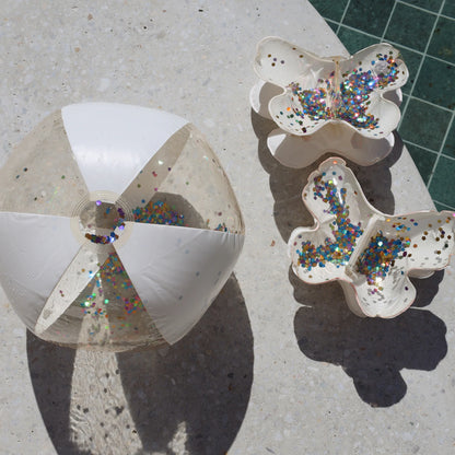 Inflatable Arm Band Cotton Candy Glitter