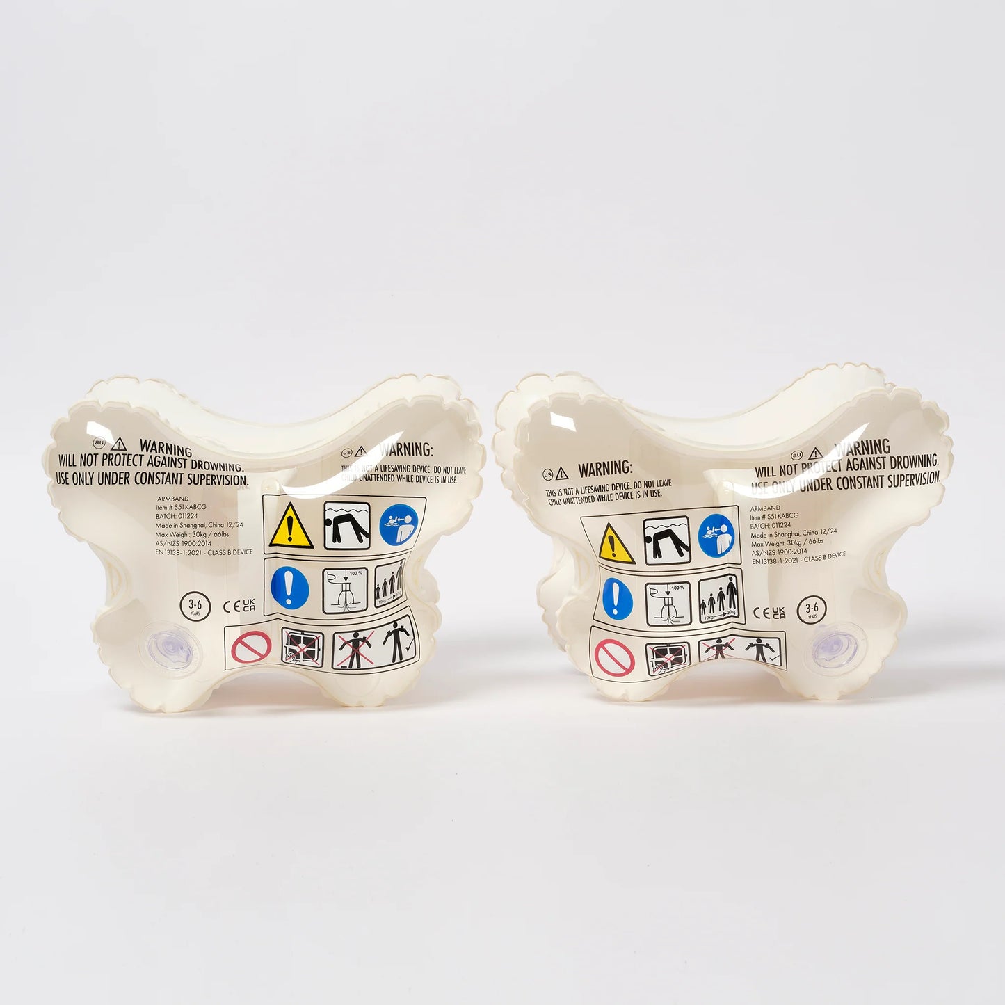 Inflatable Arm Band Cotton Candy Glitter