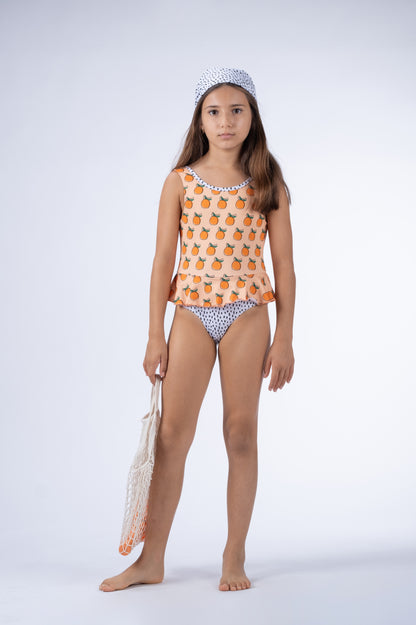 Oranges garden swimsuit