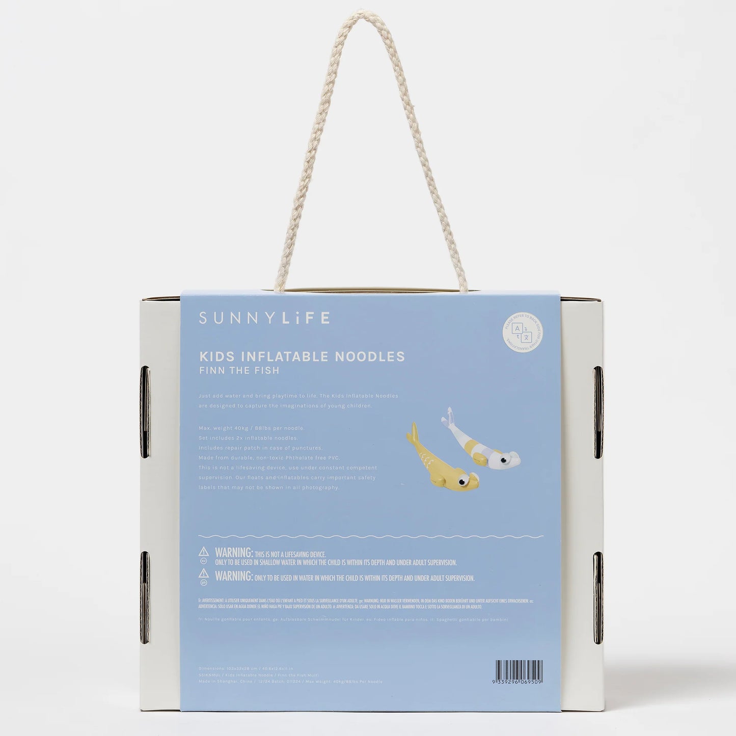 Kids Inflatable Noodle Finn the Fish Multi