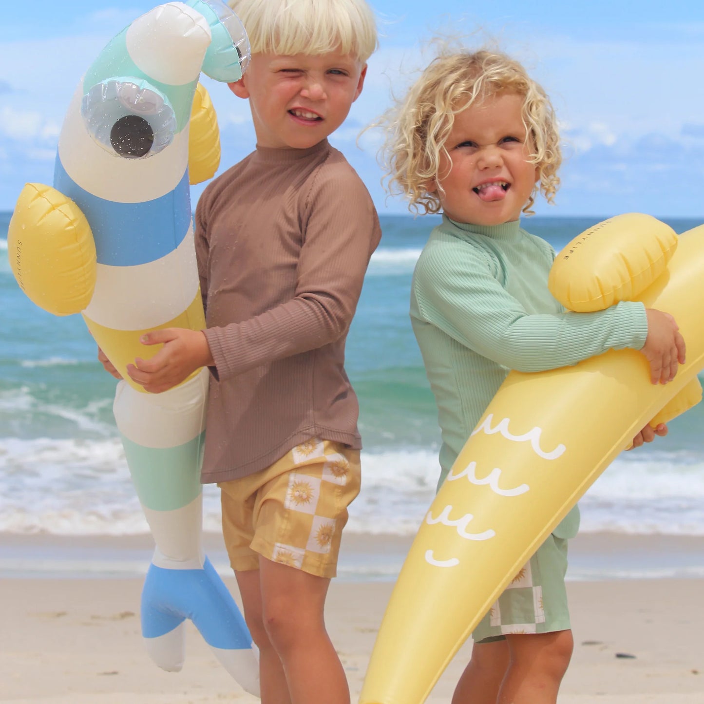 Kids Inflatable Noodle Finn the Fish Multi