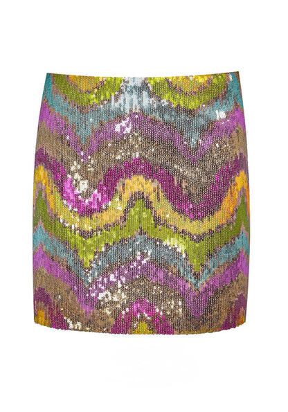 Disco ball mini skirt & vest