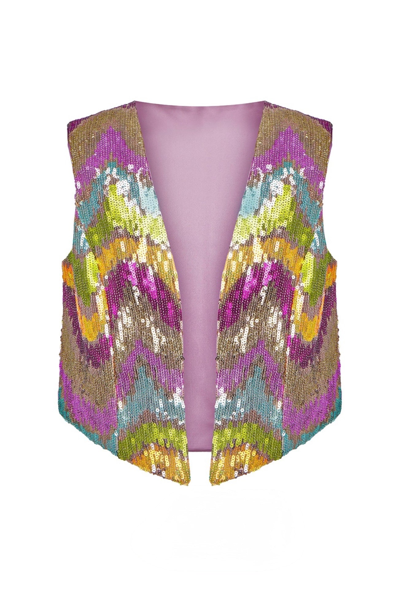 Disco ball mini skirt & vest