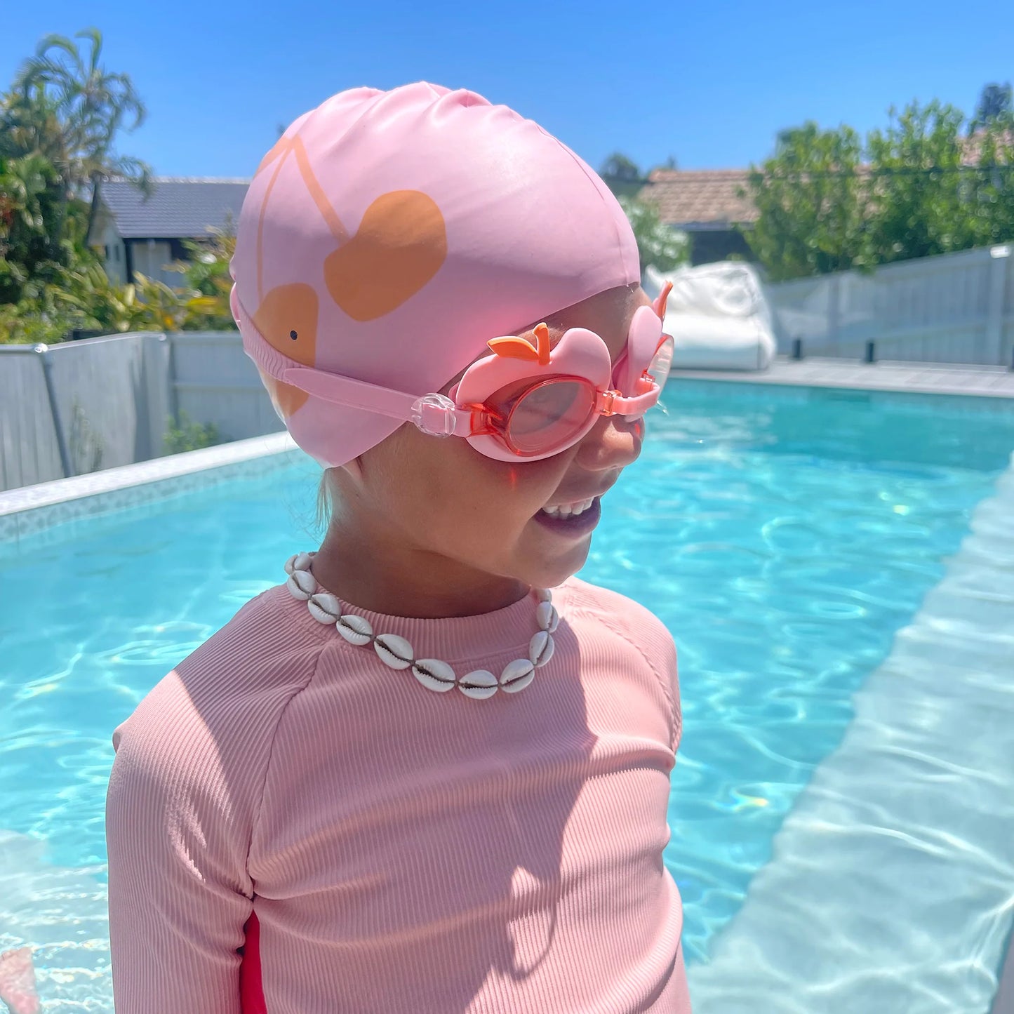 Swimming Goggles Cotton Candy Cherry