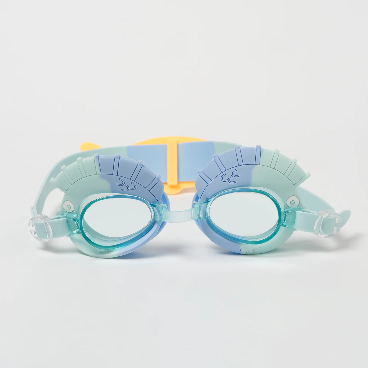 Swimming Goggles Finn the Fish Aqua Blue