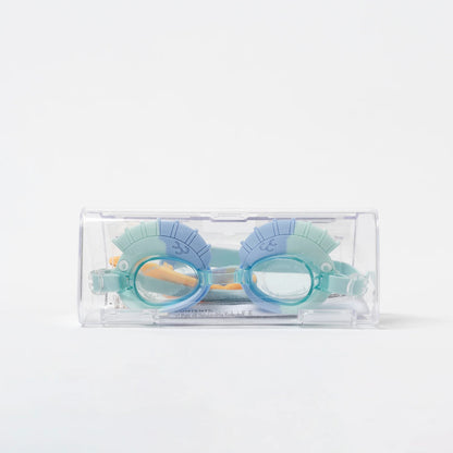 Swimming Goggles Finn the Fish Aqua Blue