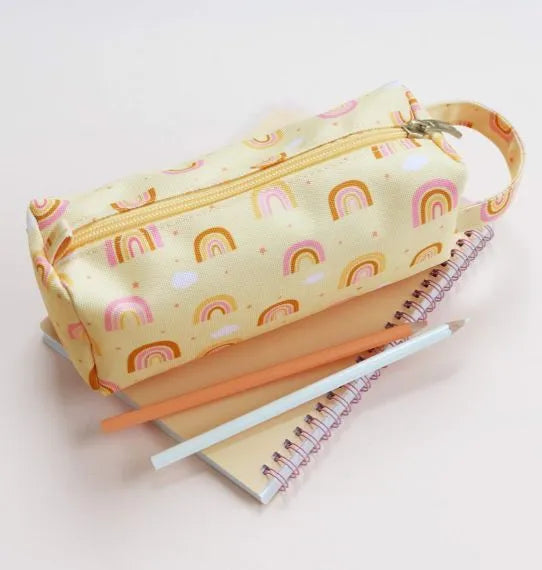 Pencil case: Rainbows