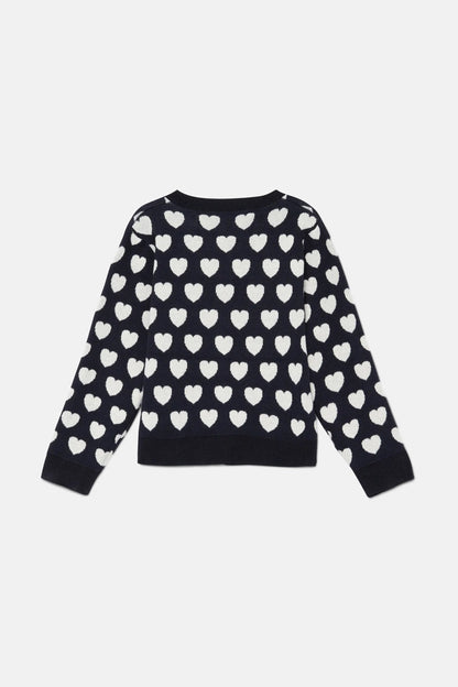 Black hearts cardigan
