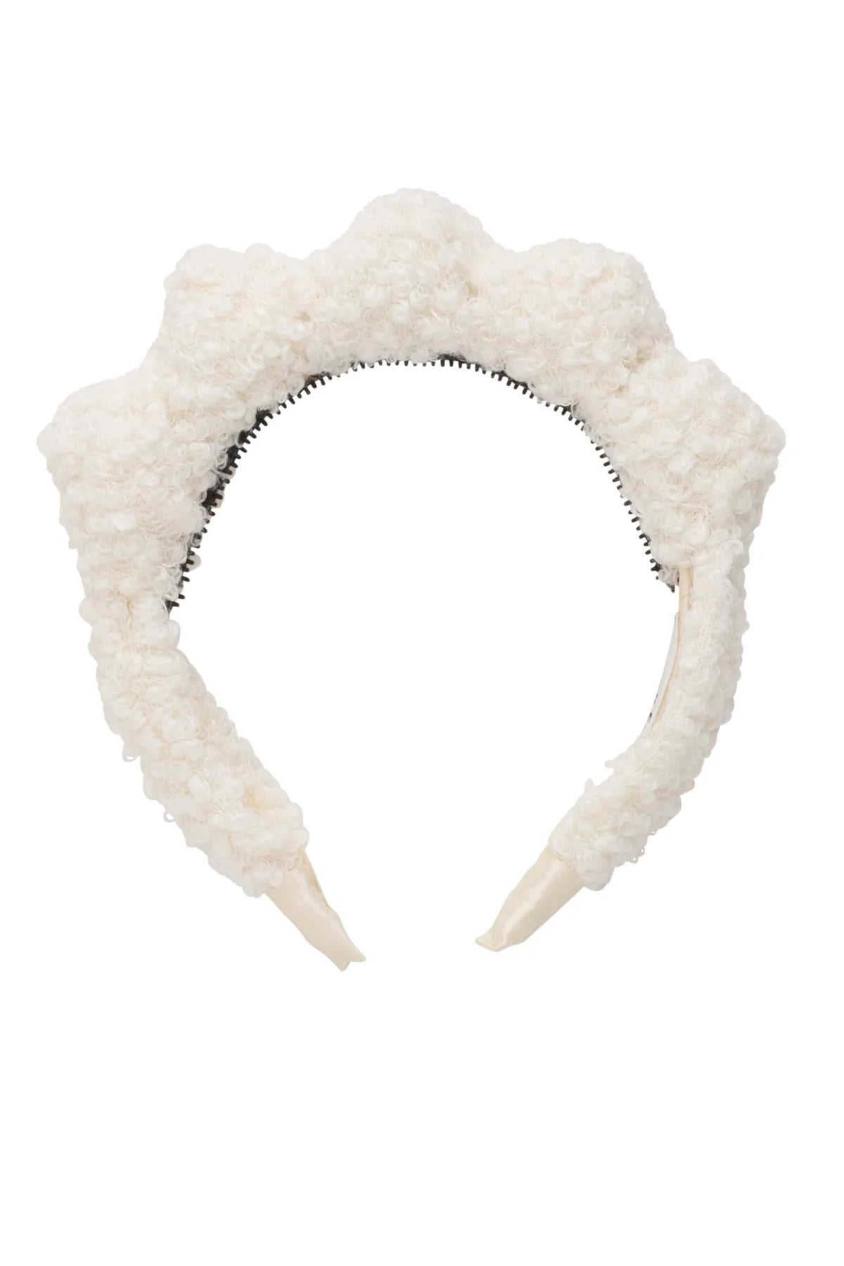 Fuzzy Mountain Queen Headband - ivory