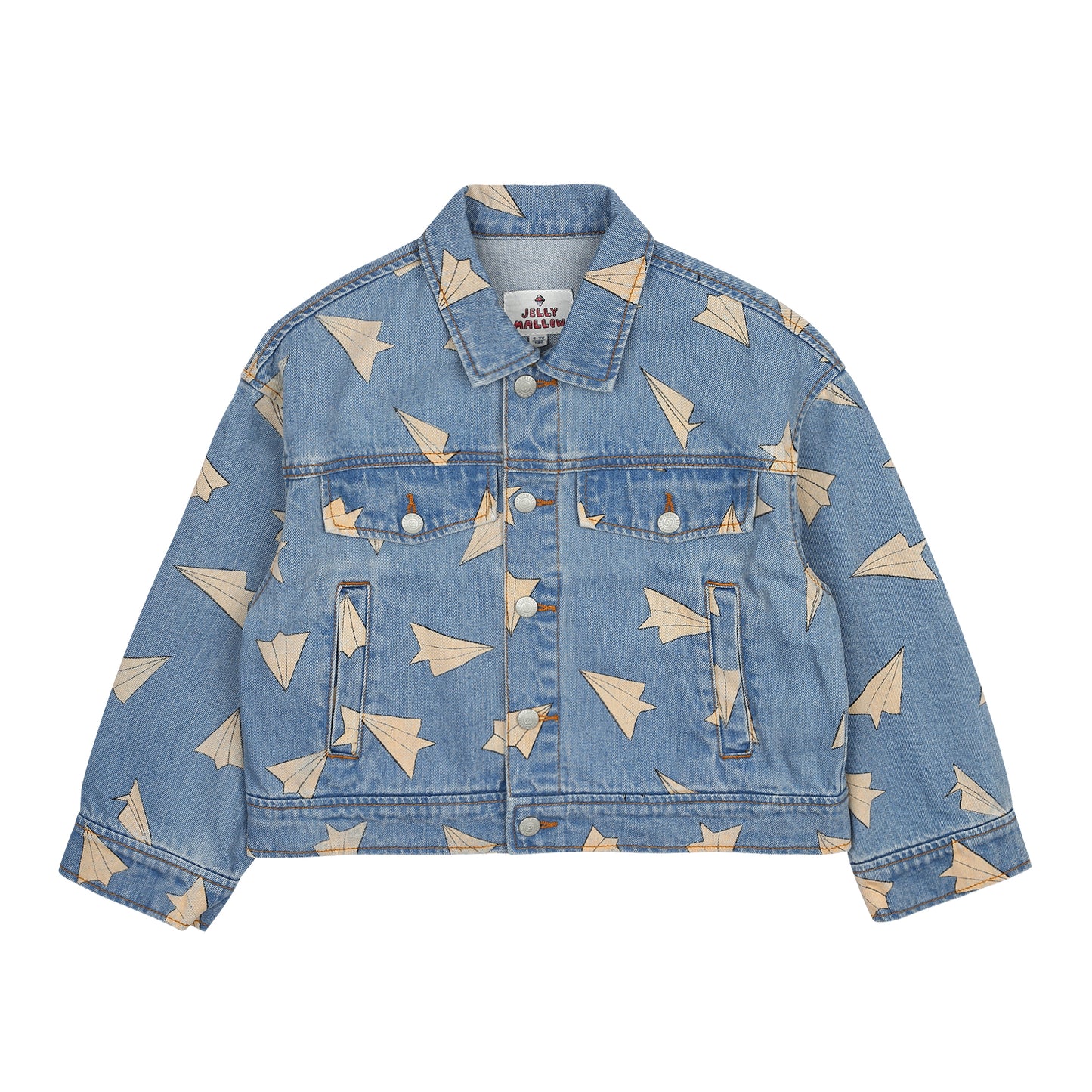 Paper Airplane Denim Jacket