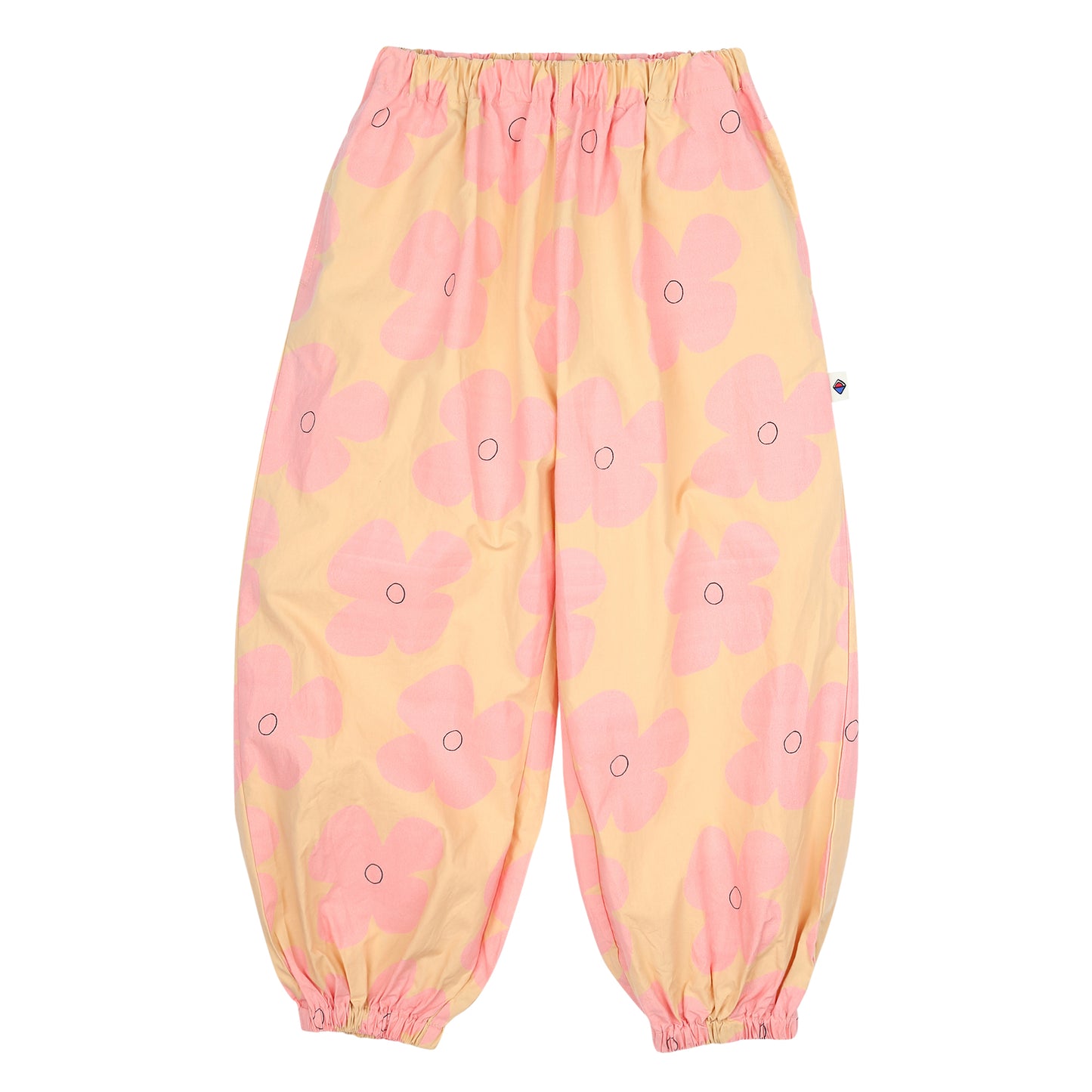 Pink Flower Aladdin Pants