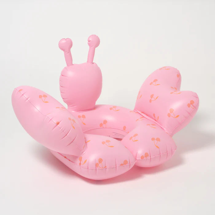 Kids tube pool ring cotton candy cherry