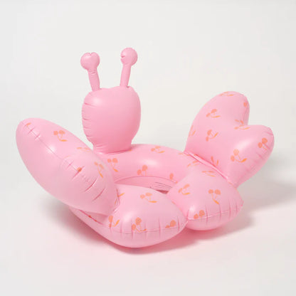 Kids tube pool ring cotton candy cherry