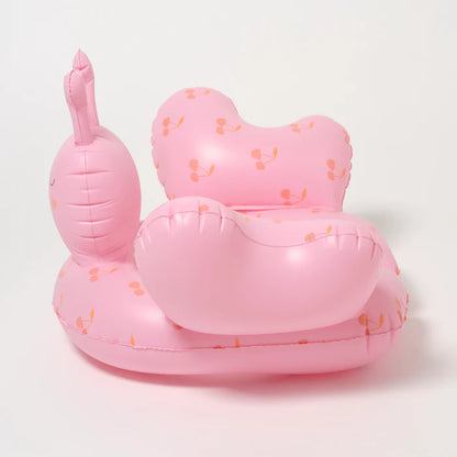 Kids tube pool ring cotton candy cherry