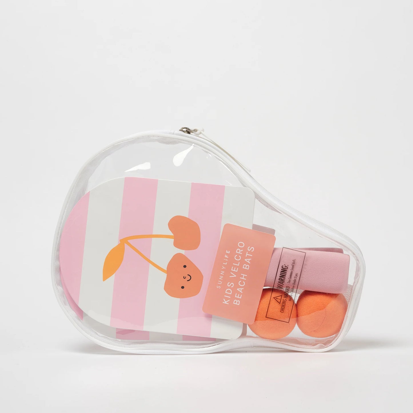 Kids Velcro Beach Bats Cotton Candy Cherry