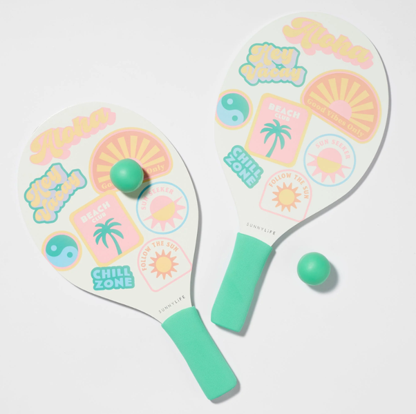 Beach Paddles Summer Sherbet Multi