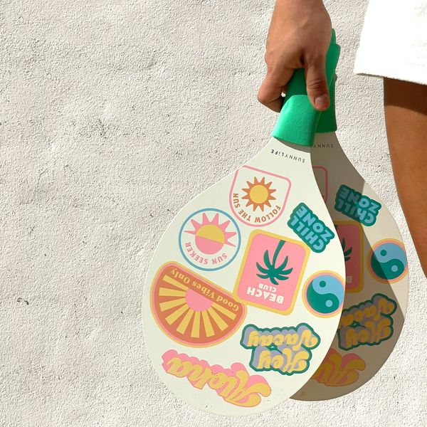 Beach Paddles Summer Sherbet Multi