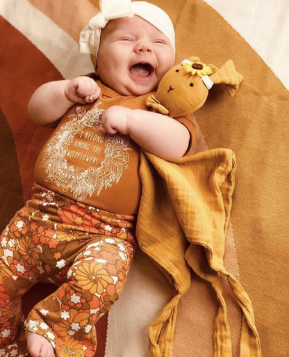 Hazel Bells - Olive/Orange/Pink