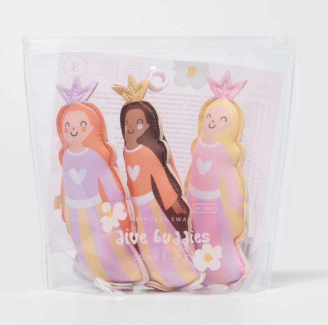 Dive Buddies Set Princess Swan Multi Set of 3