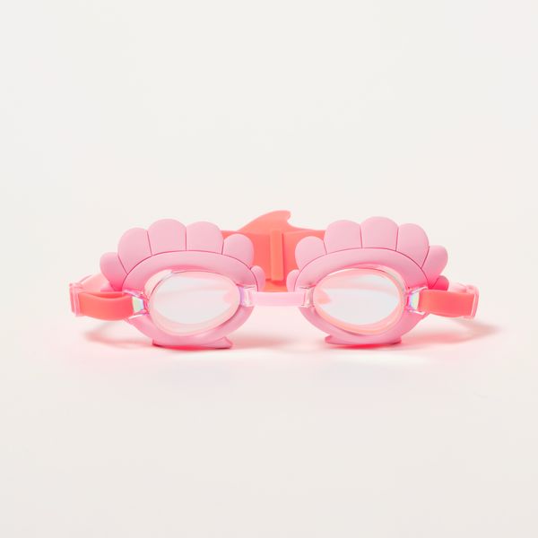 Melody the Mermaid Mini Swim Goggles Neon Strawberry