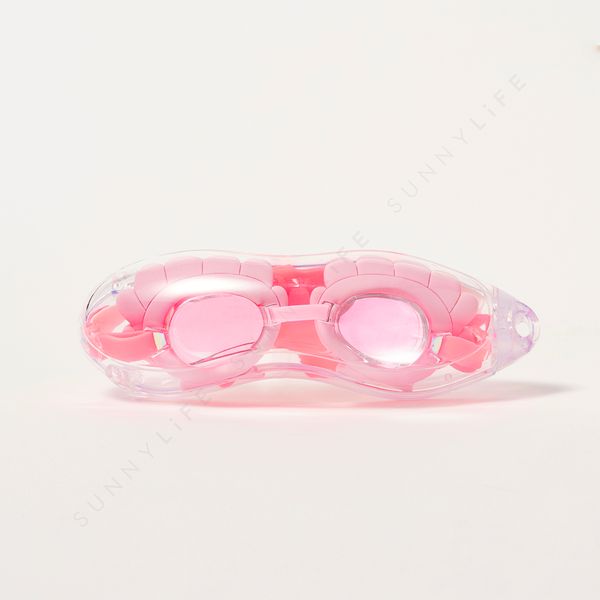 Melody the Mermaid Mini Swim Goggles Neon Strawberry