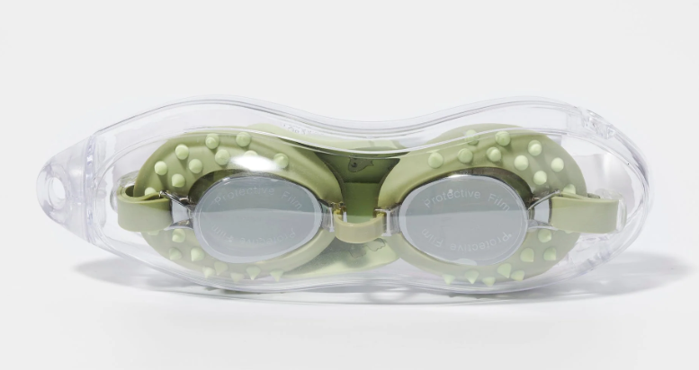 Kids Swim Goggles Cookie the Croc Khaki