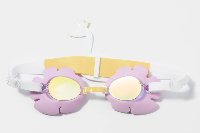 Kids Swim Goggles Princess Swan Multi