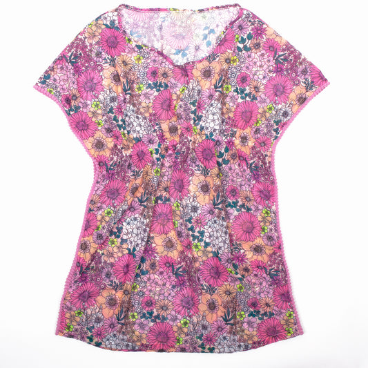 Kaftan Cover Up Girls - Floral Pink