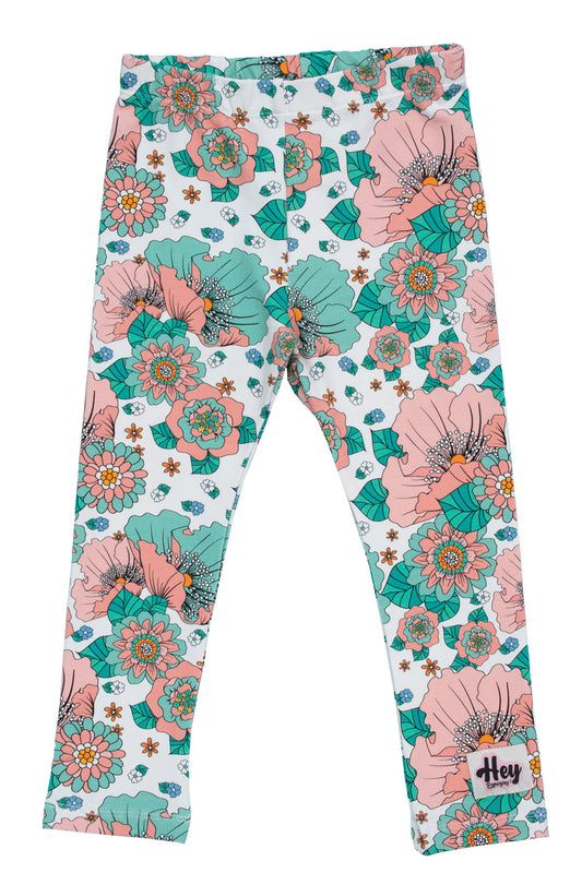 Flower print leggings