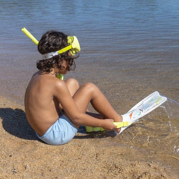 Kids Snorkel Set Medium Summer Yellow