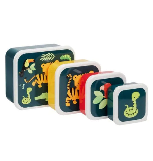 Lunch & snack box set: Jungle tiger