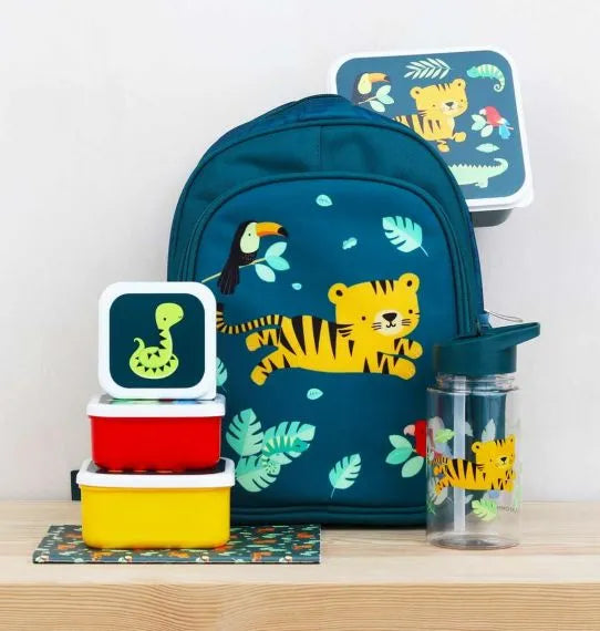 Lunch & snack box set: Jungle tiger