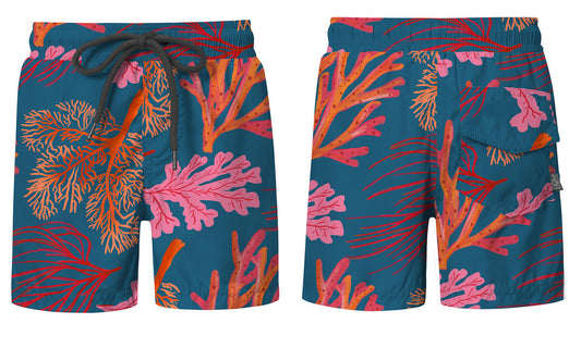 SWIMSHORTS-CORALES MAR