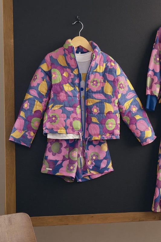 Floral Azul Jacket