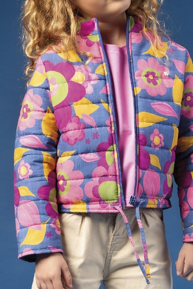 Floral Azul Jacket