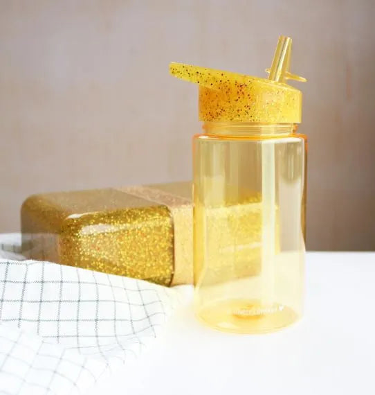 Drink bottle: Glitter - gold