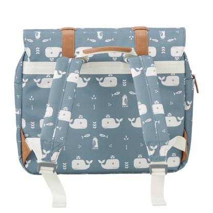 Fresk Schoolbag new Whale blue fog