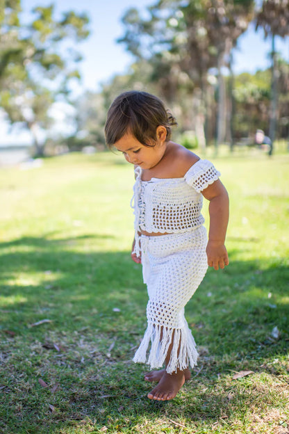 Goddess Fringe Maxi - TEAL