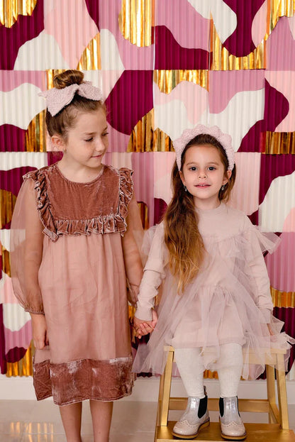 Fuzzy Mountain Queen Headband - ivory