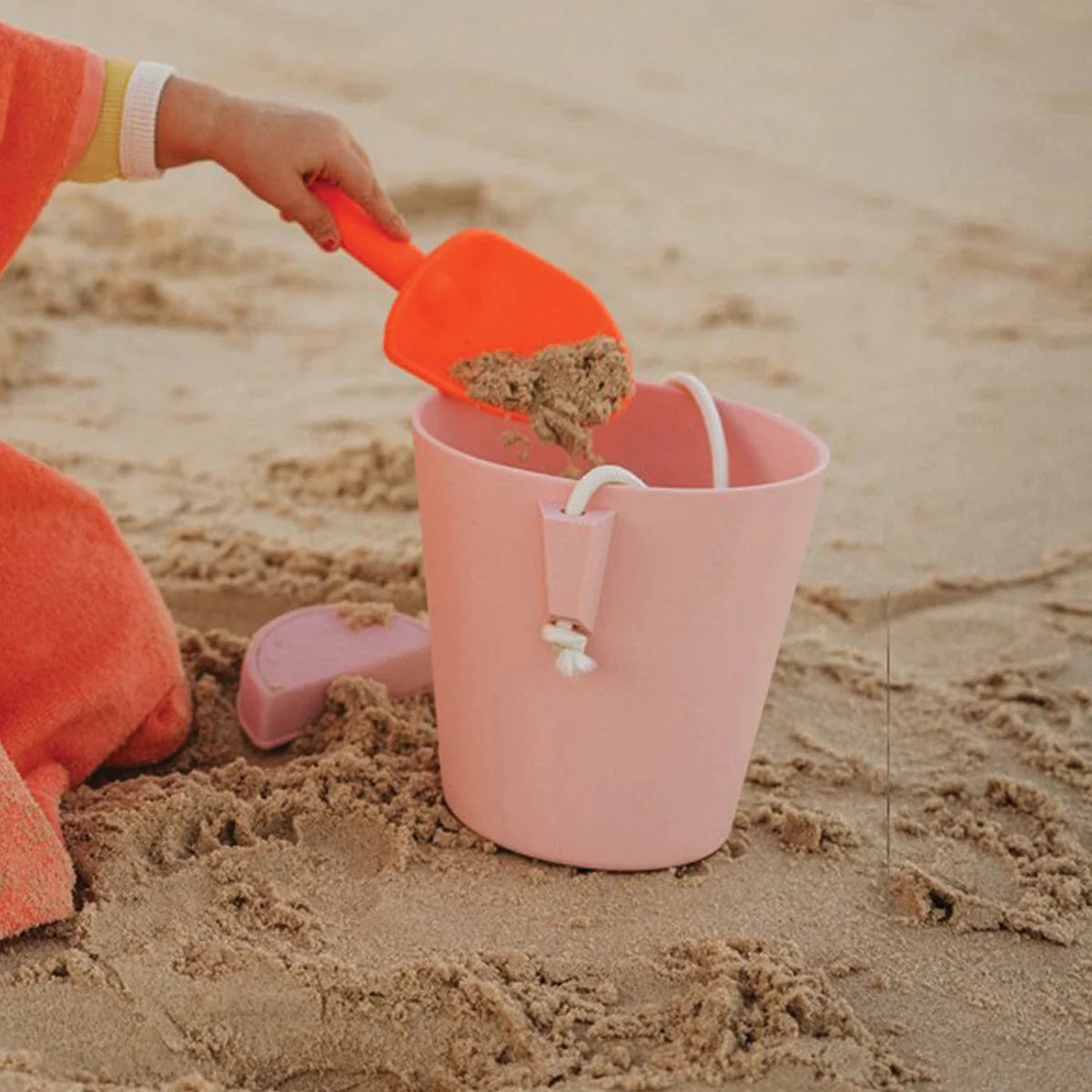 Silicone Bucket & Spade Set Pink